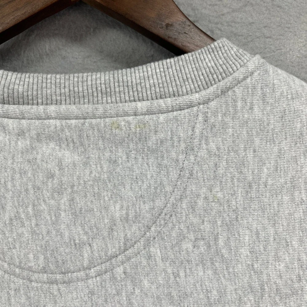 North Carolina Sweatshirt Mens XL Gray Fleece Pullover Collegiate Preppy Crew